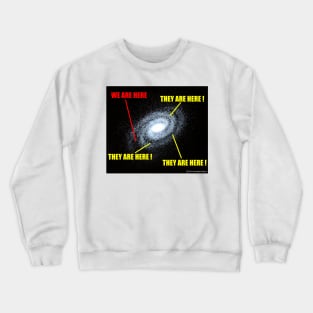 Lives in Galaxy Crewneck Sweatshirt